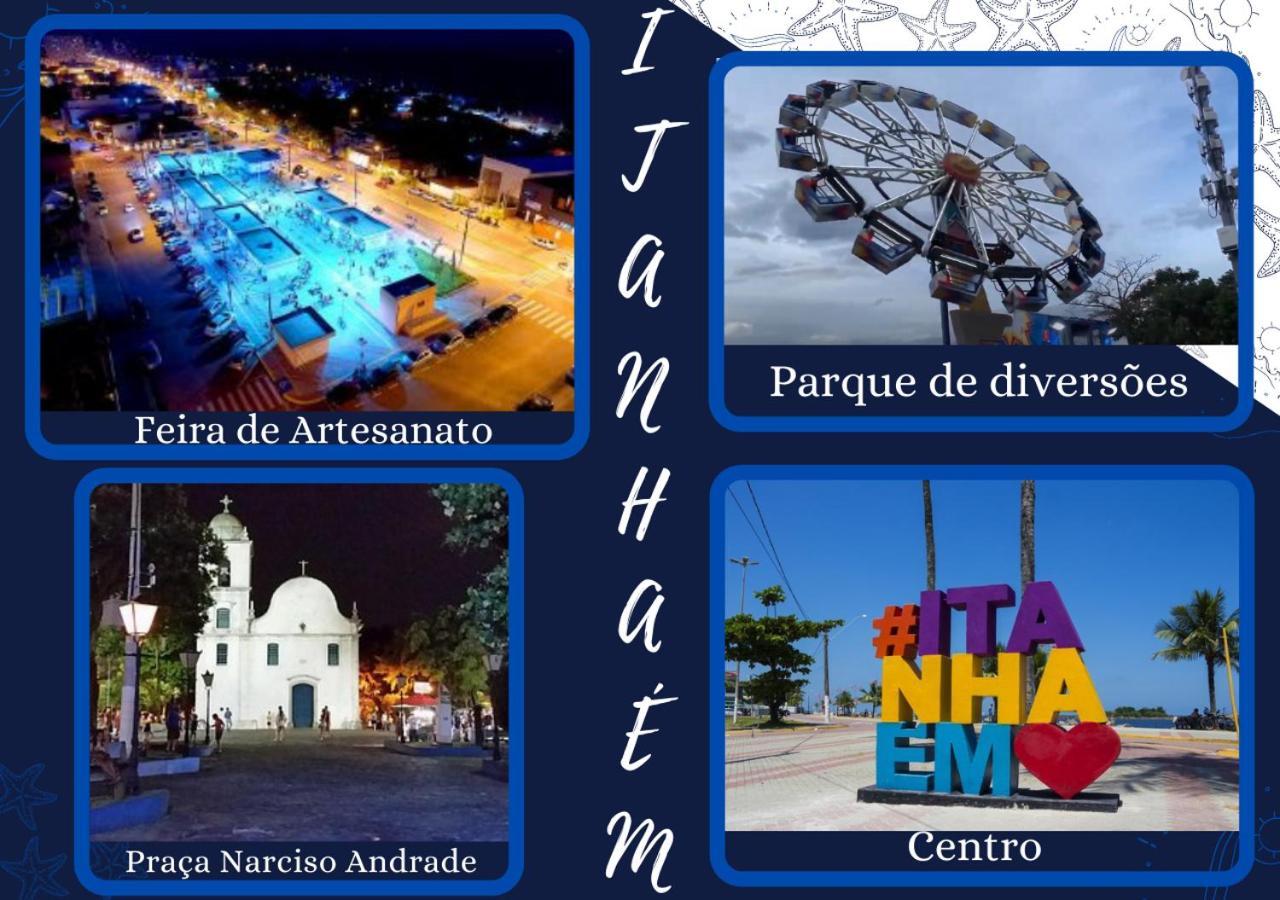 Itanhaém Hostel Estrela Do Mar - Pe Na Areia المظهر الخارجي الصورة