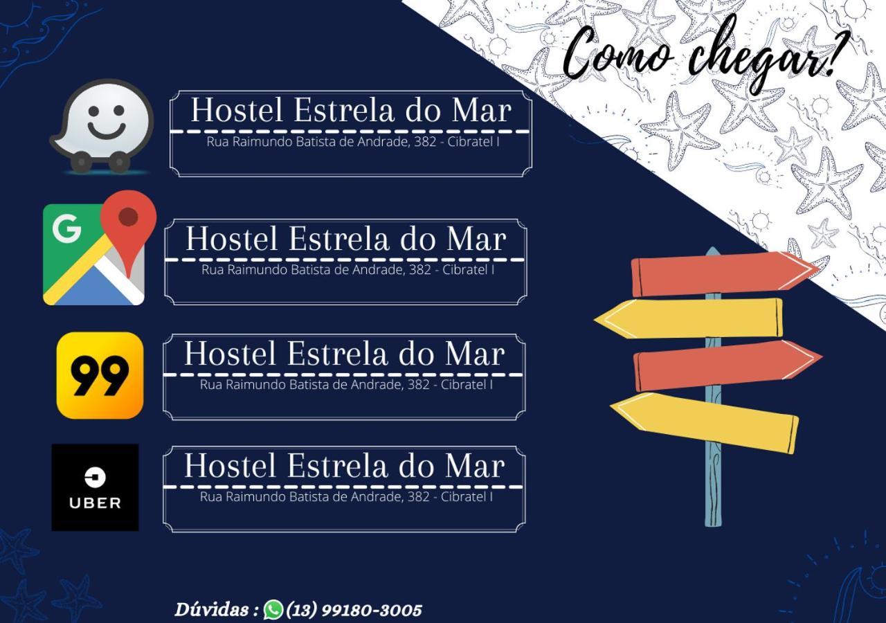 Itanhaém Hostel Estrela Do Mar - Pe Na Areia المظهر الخارجي الصورة